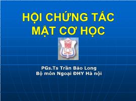 Hội chứng tắc mật cơ học