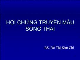 Hội chứng truyền máu song thai