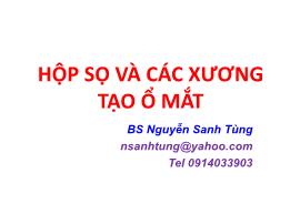 Hộp sọ và các xương tạo ổ mắt