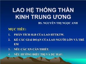 Lao hệ thống thần kinh trung ương