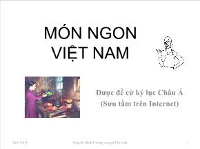 Món ngon Việt Nam