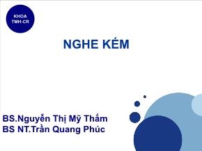 Nghe kém