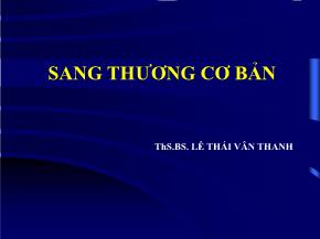 Sang thương cơ bản