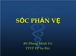 Sốc phản vệ