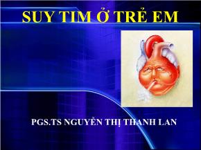 Suy tim ở trẻ em