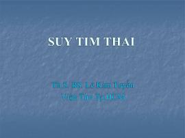 Suy tim thai