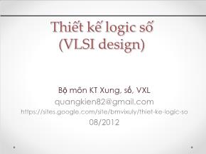 Thiết kế logic số (VLSI design)