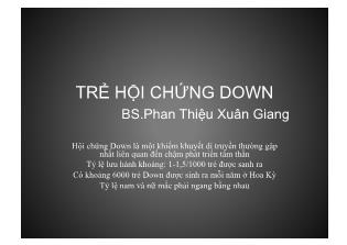 Trẻhội chứng down