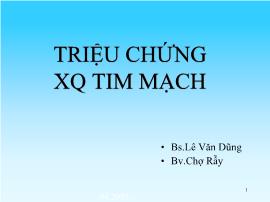 Triệu chứng XQ tim mạch