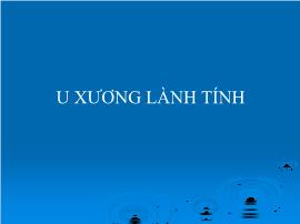 U xương lành tính