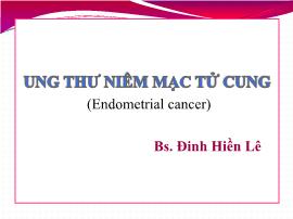 Ung thư niêm mạc tử cung