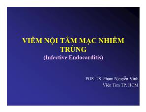 Viêm nội tâm mạc nhiễm trùng