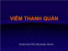 Viêm thanh quản