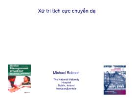 Xử trí tích cực chuyển dạ