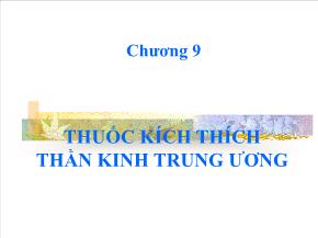 Y khoa, dược - Thuốc kích thích thần kinh trung ương