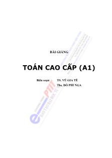 Bài giảng Toán cao cấp (A1)