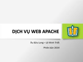 Dịch vụ web apache