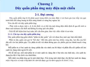 Điện, điện tử - Chương 2: Dây quấn phần ứng máy điện một chiều