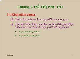 Điện, điện tử - Chương 2: Đồ thị phụ tải