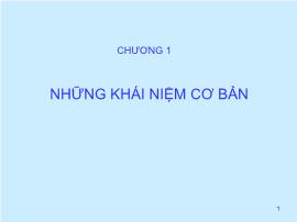 Điện, điện tử - Những khái niệm cơ bản