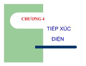 Điện, điện tử - Tiếp xúc điện