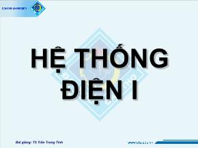 Hệ thống điện I