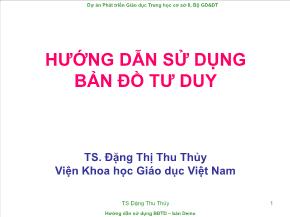 Hướng dẫn sử dụng bản đồ tư duy