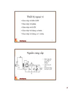 Kĩ thuật điện tử - Thiết bị ngoại vi