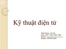 Kỹ thuật điện tử