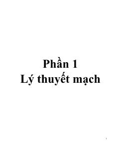 Mạch ba pha - Lý thuyết mạch