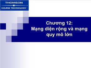 Mạng máy tính - Chương 12:  Mạng diện rộng và mạng quy mô lớn