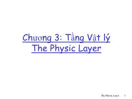 Mạng máy tính - Chương 3: Tầng vật lý the physic layer