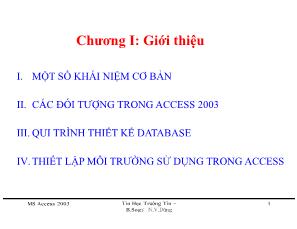 Mạng máy tính - Chương I: Giới thiệu