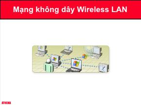 Mạng máy tính - Mạng không dây wireless lan