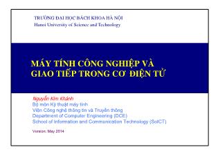 Máy tính công nghiệp và giao tiếp trong cơ điện tử