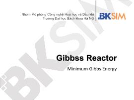 Mô phỏng công nghệ hóa học và dầu khí - Gibbss reactor
