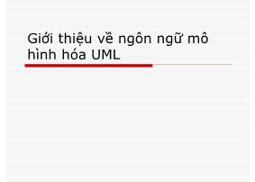 Ngôn ngữ mô hình hóa UML