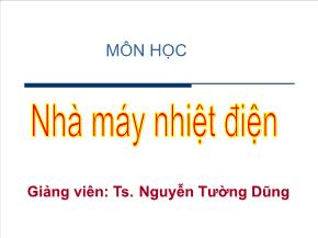 Nhà máy nhiệt điện