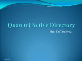 Quản trị Active Direcrory