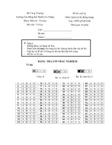 Quản trị hệ thống mạng