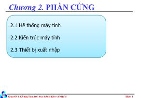 Quản trị mạng - Chương 2: Phần cứng