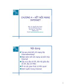 Quản trị mạng - Chương 4: Kết nối mạng internet