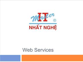 Quản trị web - Web services