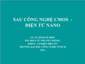 Sau công nghệ cmos - Điện tử Nano