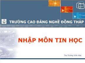 Tin học - Dịch vụ Internet