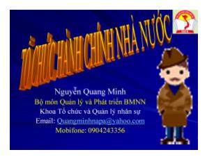 Tổ chức hành chính nhà nước