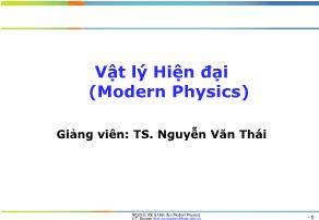Vật lý hiện đại (modern physics)