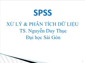 Xử lý và phân tích dữ liệu